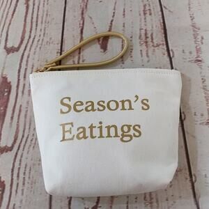 Nordstrom Certified Vegan 'Season's Eatings' Cosmetic Bag